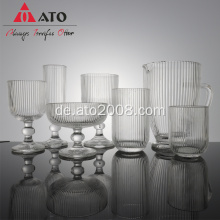 Luxus -Champagner -Weinglas Set Tischbrille